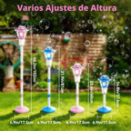 Lámpara Paquete de 2 máquinas de burbujas para niños, máquina automática de hacer