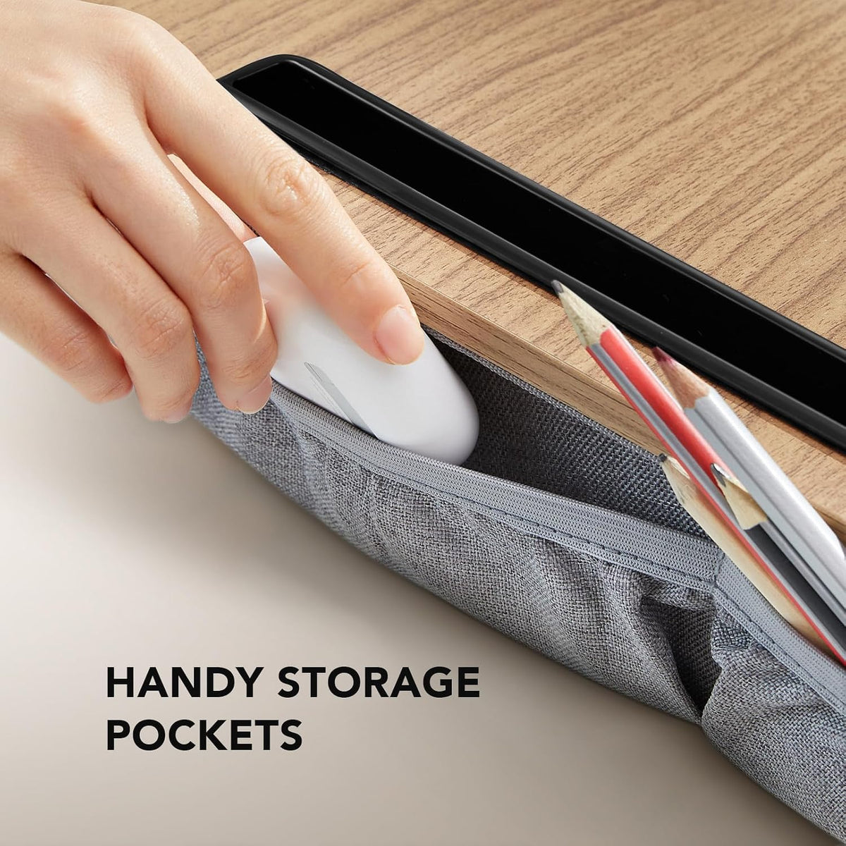 HUANUO - Escritorio de regazo para laptop con cojín, apto para portátiles