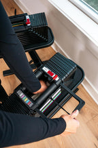 PowerBlock Elite USA 90 Libra Dumbbells Ajustables, Vendidos en Pares, 5-90 lb.
