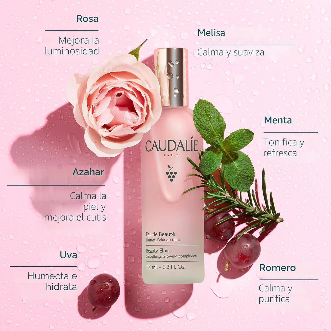 Caudalie Beauty Elixir Face Mist: Tónico que aprieta los poros + re...