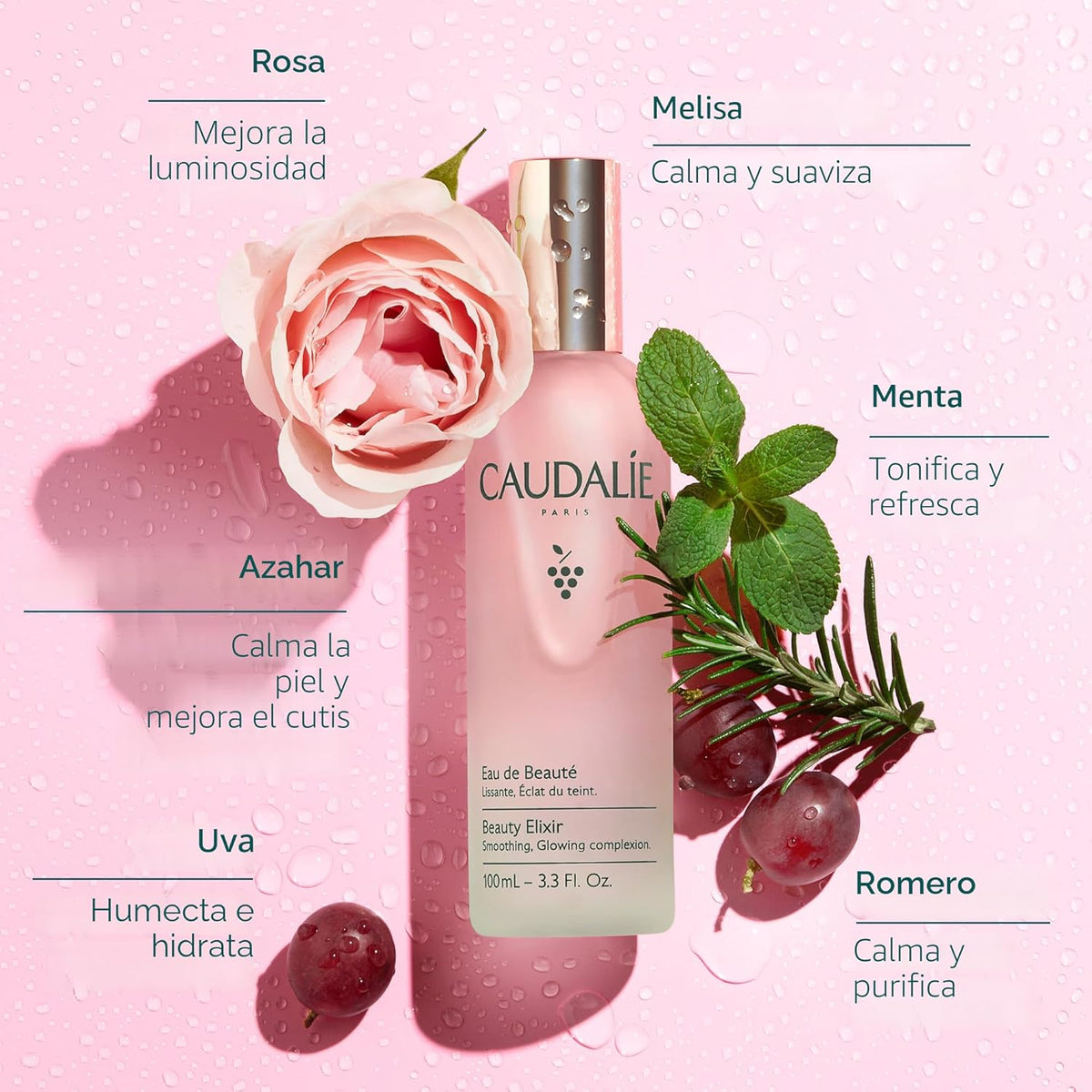 Caudalie Beauty Elixir Face Mist: Tónico que aprieta los poros + re...