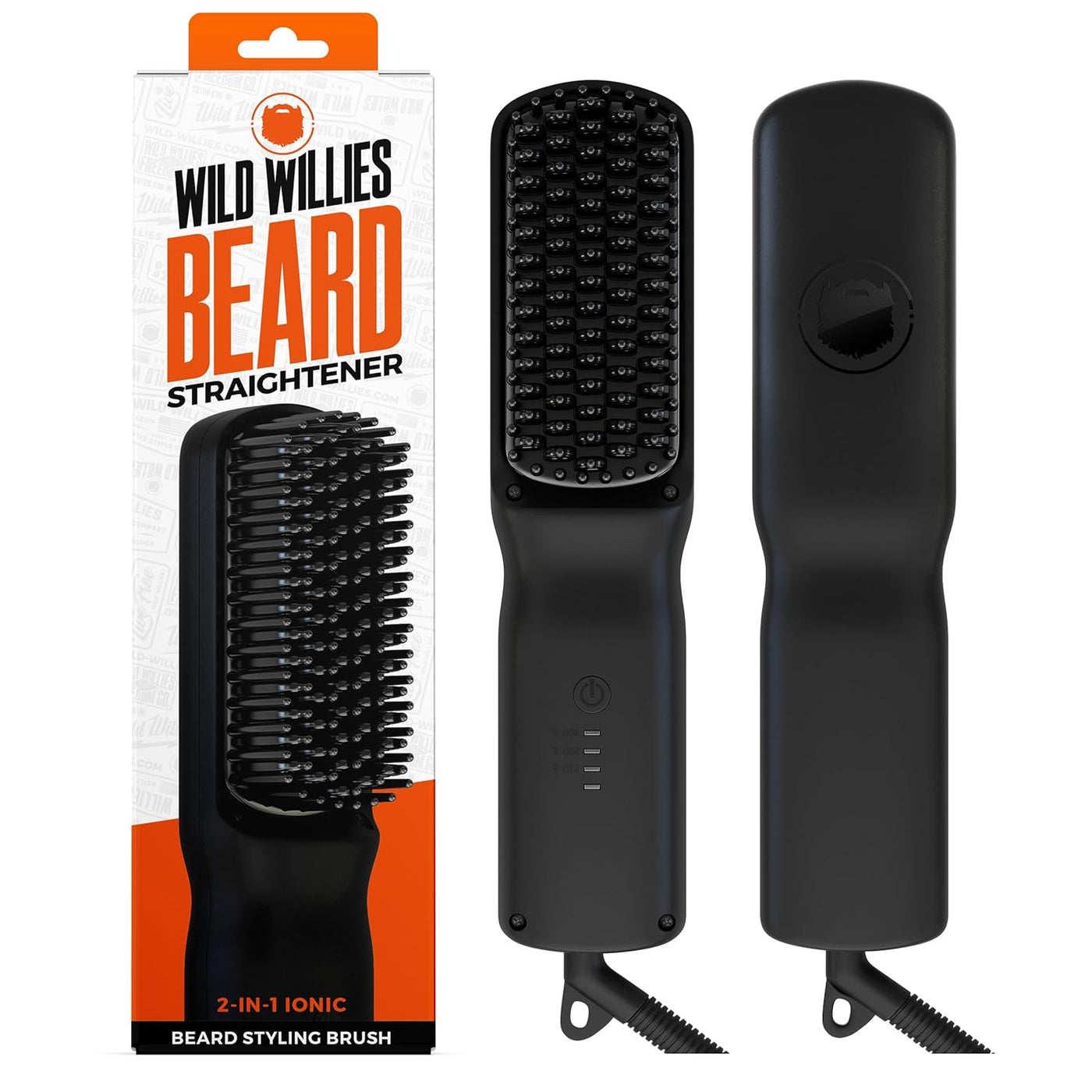 Wild Willies Alisador de barba para hombres \u2013 3 ajustes de tem...