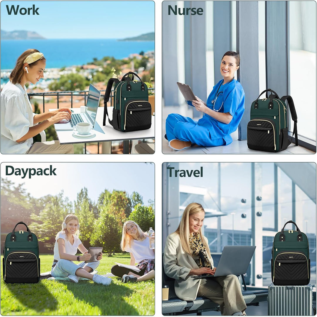 bagswan Mochila para Laptop para Mujeres Bolsa, 15,6 pulg.