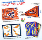 Doctor Jupiter Kit de lanzador de aviones de papel para niños a partir de 6