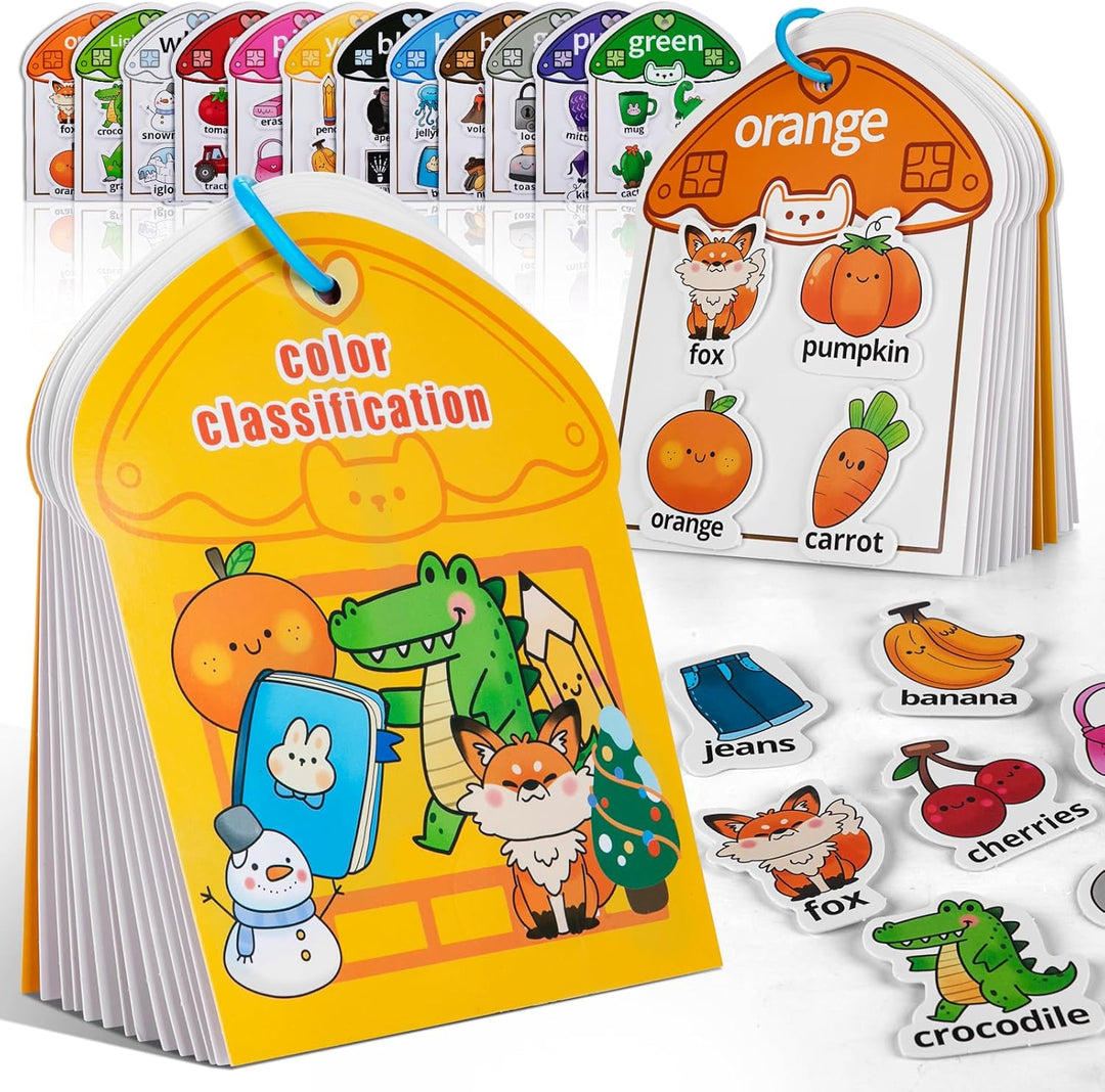 NAHSHON Montessori Busy Book - Juguetes de clasificación
