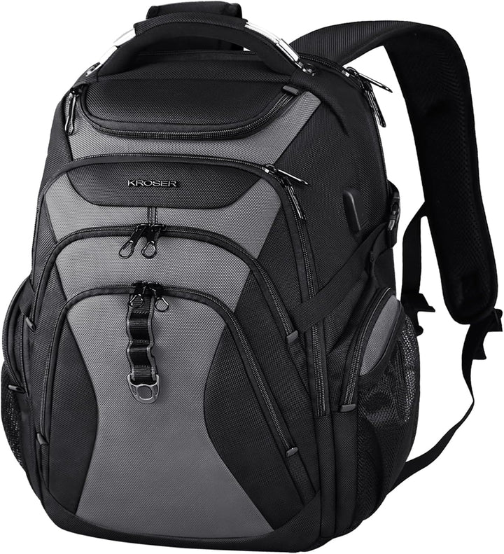 KROSER Mochila de viaje para laptop de 18.4 pulgadas XXXL mochila p...