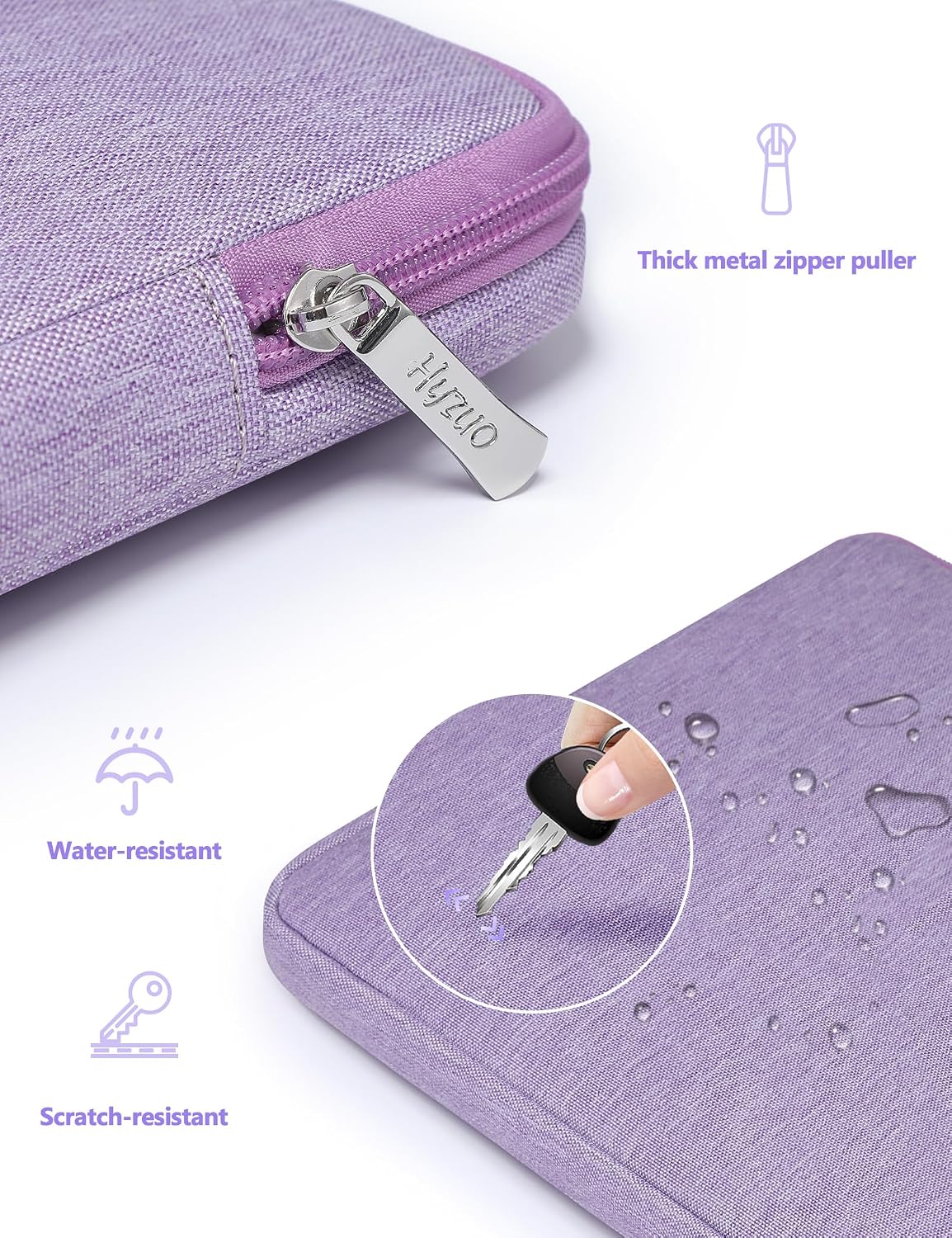 HYZUO Funda para portátil de 17-17.3 pulgadas, juego de bolsas para...