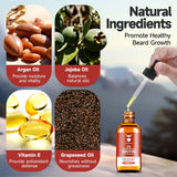 Aceite para el crecimiento de la barba, biotina de concentración 2X...