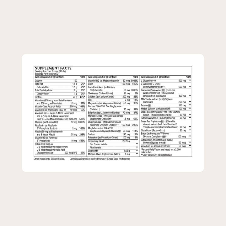THORNE - MediClear Plus - Suplemento en polvo de proteína de arroz...
