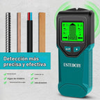 Detector de pernos - Escáner de pared electrónico 5 en 1, detector de pernos con pantalla LCD digital y chip inteligente, detector de pernos para pared para madera, cableado de CA, pernos de metal
