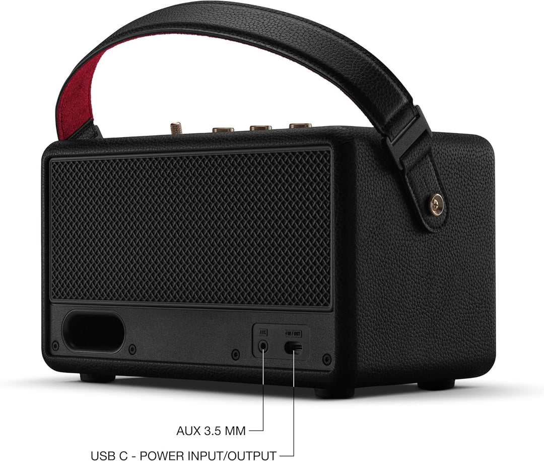 Marshall Kilburn III Altavoz Bluetooth portátil - Negro y latón