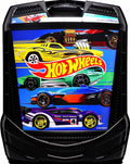 Hot Wheels - Caja de almacenamiento con ruedas con mango retráctil, para 100 automóviles, modelo: 20135