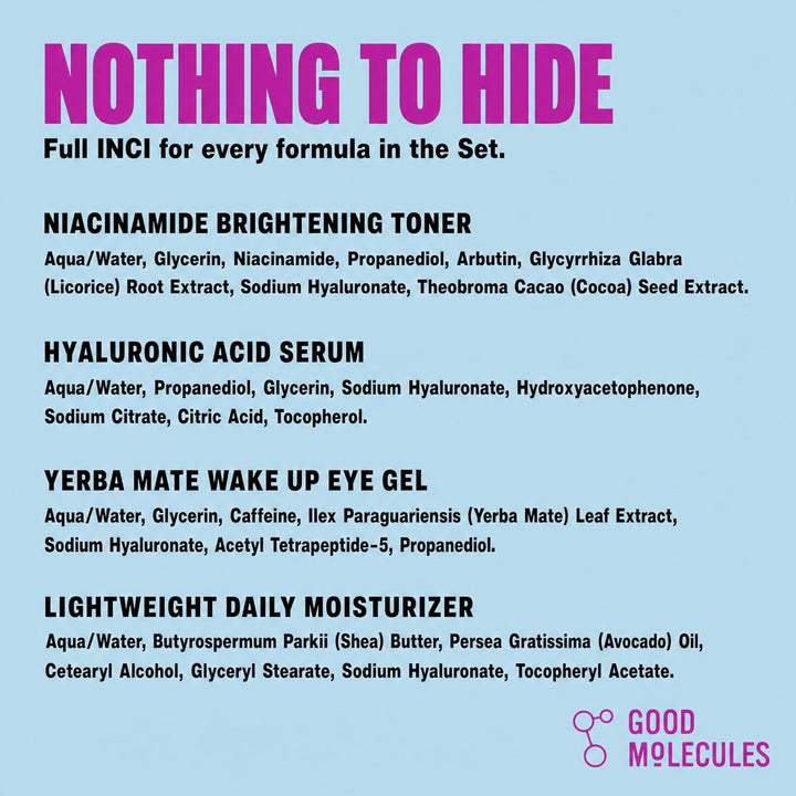 Good Molecules - The Daily Essentials - Tónico iluminador de niacam...