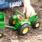 TOMY John Deere Kids Tractor Toy con Flarebox Wagon Set - 8 Inches