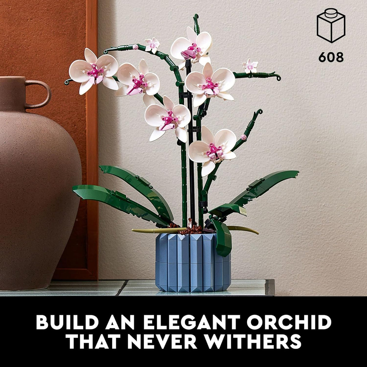 LEGO Botanicals Orchid - Juego de construcción de flores