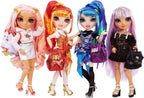 Rainbow High Junior High Edición Especial Holly De'Vious - Muñeca de moda azul y verde de 9 pulgadas con accesorios y mochila suave de apertura/cierre. Gran regalo de juguete para niños de 4 a 12 años