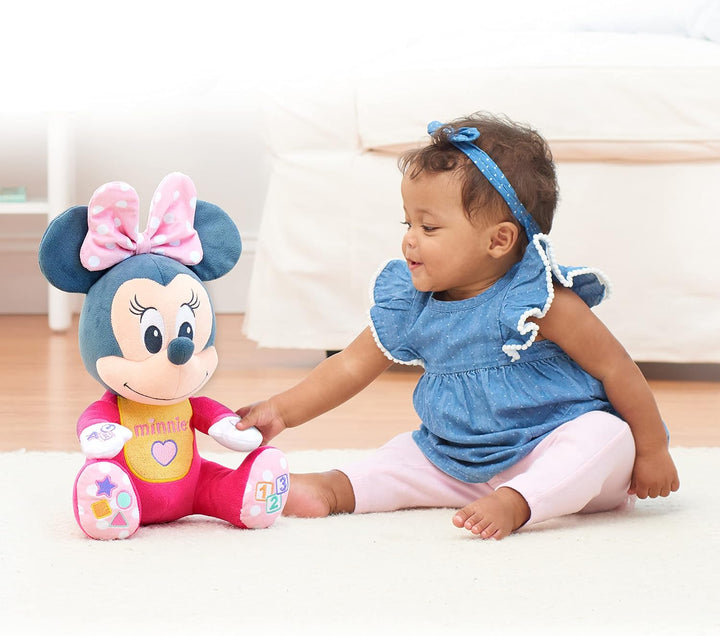 Peluche Minnie Mouse Disney Baby Aprende Conmigo Deluxe - Minnie, m...