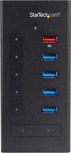 StarTech.com Hub USB C de 7 puertos - USB tipo C a 2x USB-C/5x USB-A - USB