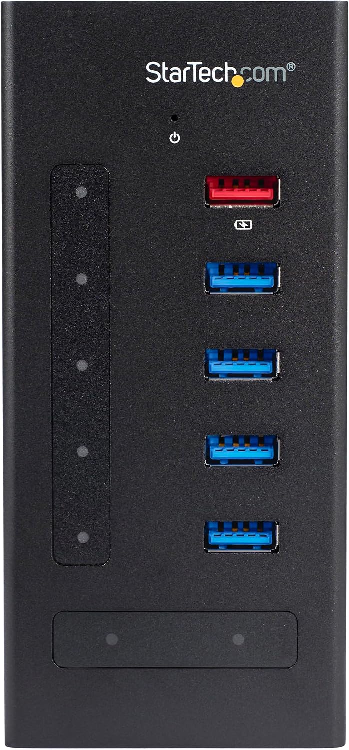 StarTech.com Hub USB C de 7 puertos - USB tipo C a 2x USB-C/5x USB-A - USB