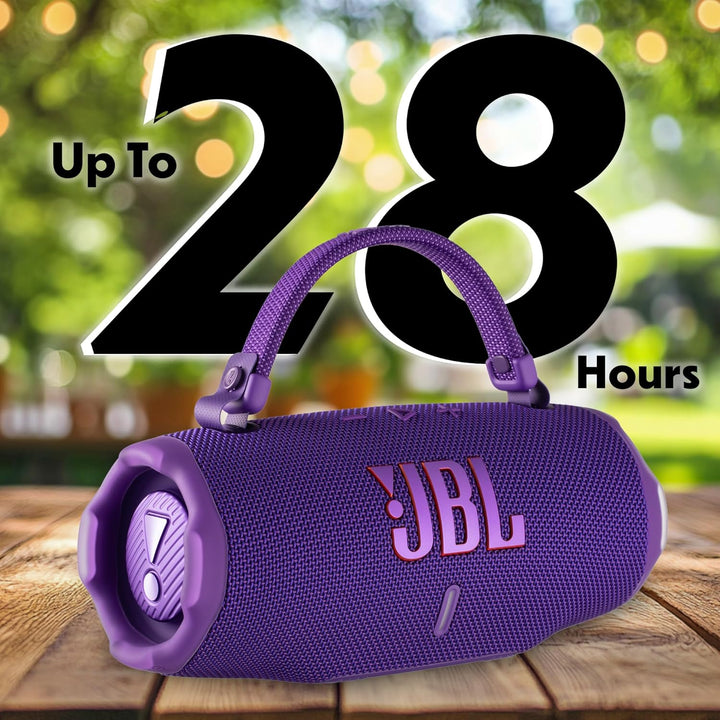 JBL Charge 6 - Altavoz Bluetooth portátil (morado) | IP68 impermeab...