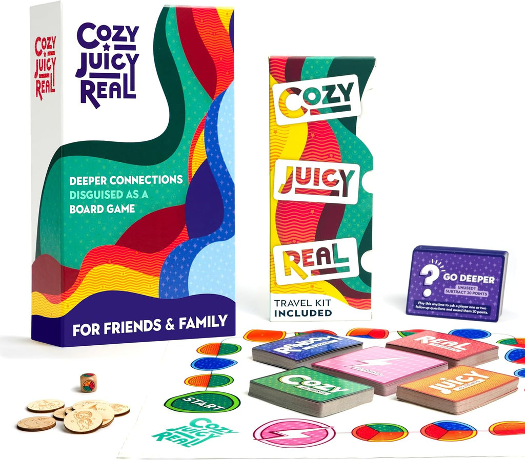 Juego de cartas de conversación - Preguntas profundas y tarjetas de inicio de conversación para adultos, parejas, amigos y familias | Rompehielos para una cita nocturna, noches de juego y conexiones chispeantes | 252 cartas