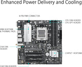 ASUS Prime B650M-A AX II AMD B650 AM5 Ryzen Desktop 9000 8000 y 700...