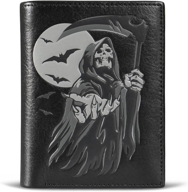 skneephate Billeteras geniales para hombres dobles, cartera vertica...