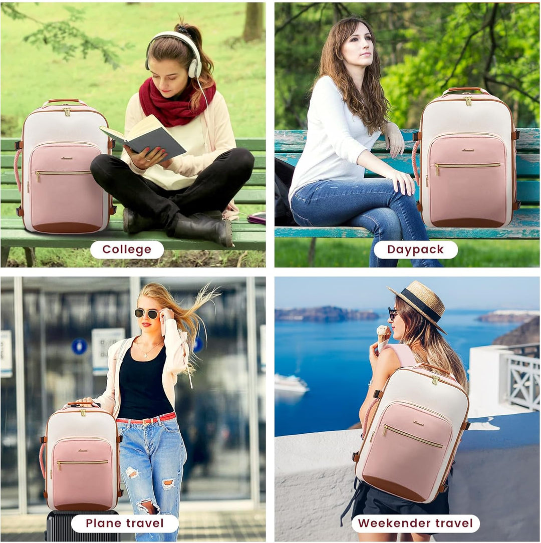 LOVEVOOK Mochila de viaje para llevar en cabina