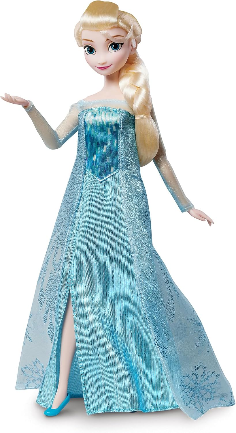 Disney Store Muñeca oficial de Elsa Story (vestido azul) \u2013 11...