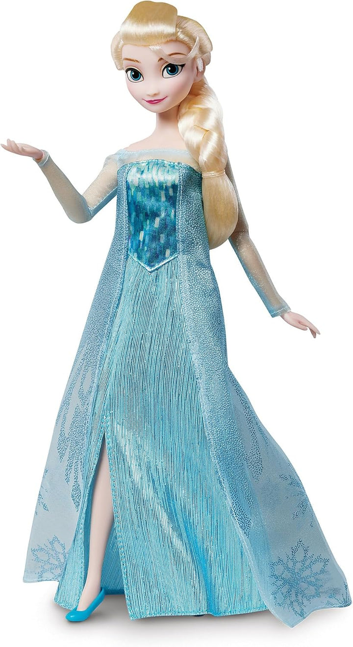 Disney Store Muñeca oficial de Elsa Story (vestido azul) \u2013 11...