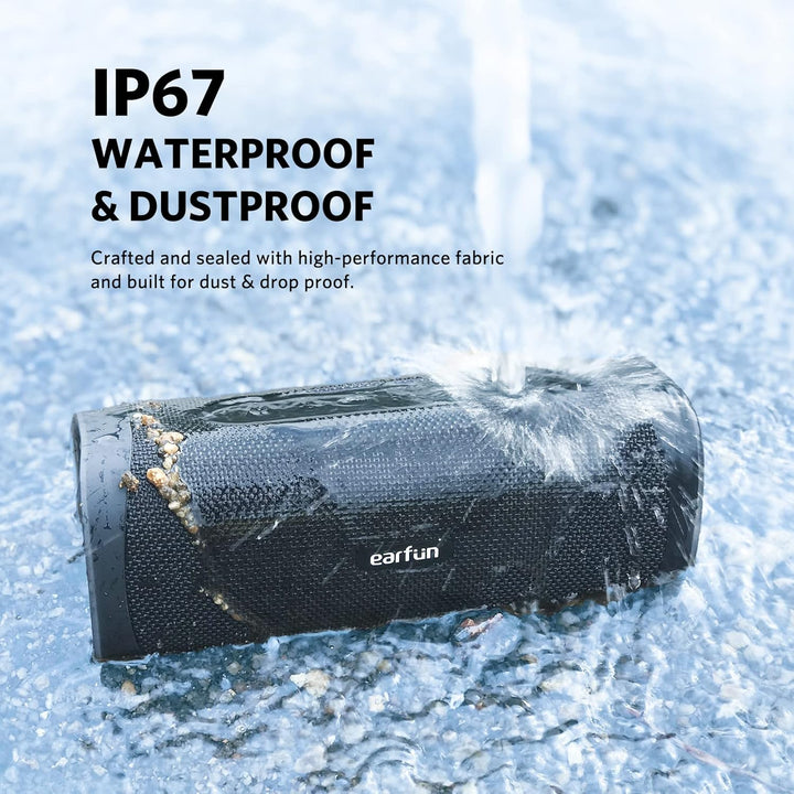 EarFun UBOOM L Altavoz Bluetooth, altavoz portátil de 28 W, sonido...