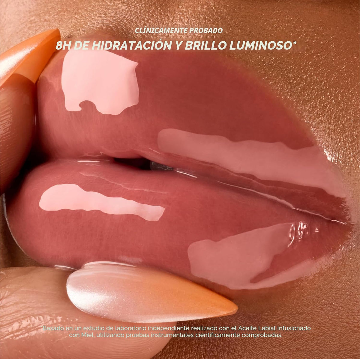 Gisou Aceite labial con infusión de miel, aceite labial hidratante...
