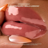 Gisou Aceite labial con infusión de miel, aceite labial hidratante...