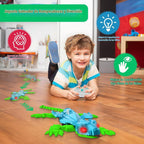Lagarto de escalada de pared recargable con control remoto