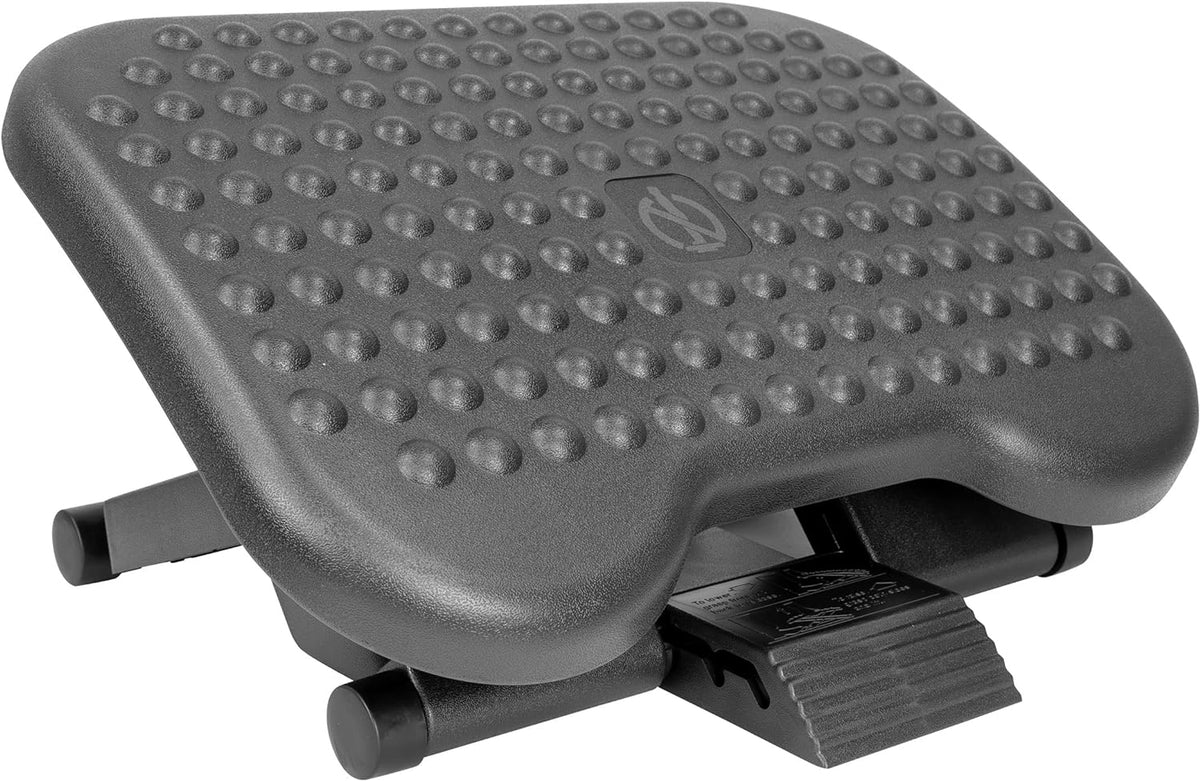 Lámpara Mount-It! Reposapiés debajo del escritorio con protuberancias de masaje y