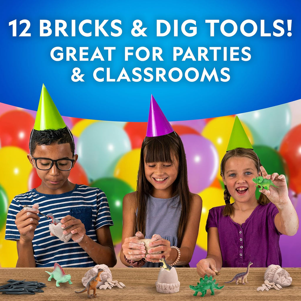 National Geographic Dinosaur Dig Kit con 12 Dino Eggs para Kids