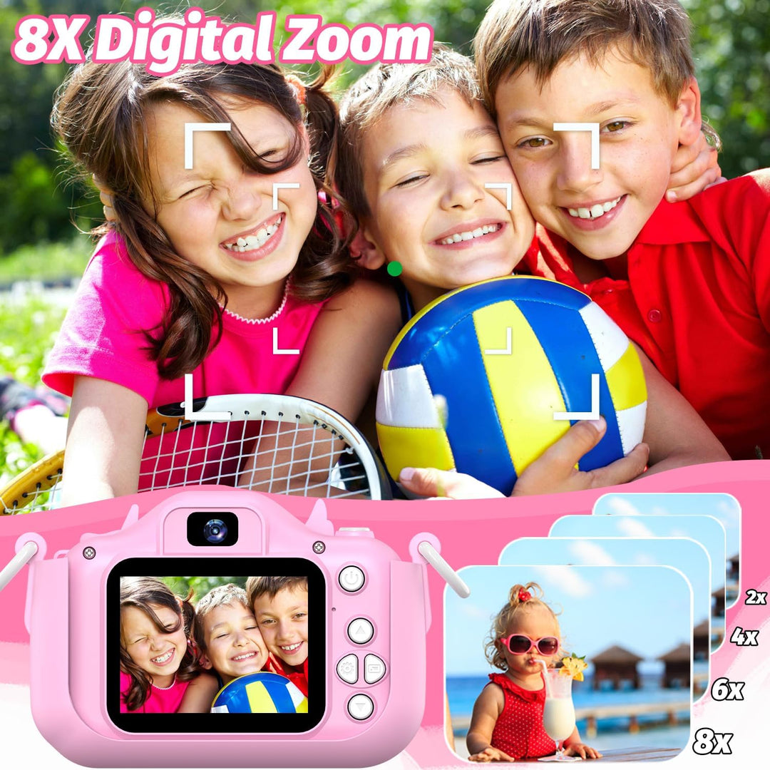 Goopow - Juguetes de cámara selfie para niños y niñas de 3 a 9 años...