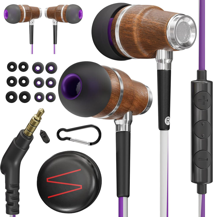 Auriculares sintonizados NRG 3.0 Premium Madera aisladores de sonid...