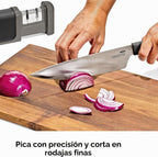 OXO Good Grips - Juego de cuchillos y afiladores de 3 piezas