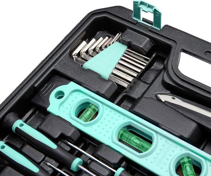 Amazon Basics Kit de herramientas domésticas de 142 piezas para rep...