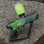 Gel Blaster Surge 2 con activador de brillo Starfire integrado, juguete GelBlaster mejorado con rango de más de 100 pies, modos semiautomáticos y completos, brillo integrado en la oscuridad