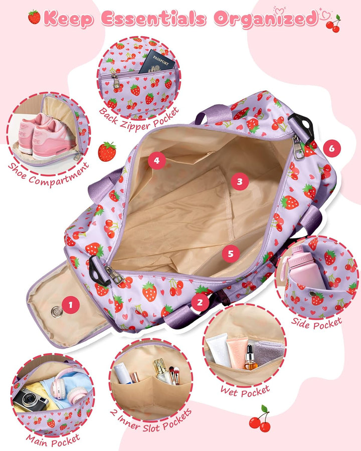 Elilier Regalos para Niñas, Bolsa de Lona Inicial para Niños, Linda...