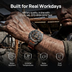 mibro GS Explorer S - Reloj inteligente resistente para hombre, bisel de