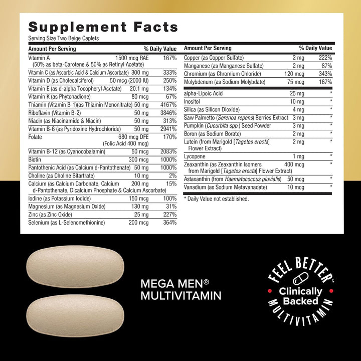 GNC Mega Men - Programa Vitapak de cuerpo entero Ultra Premium para...