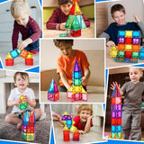 100 PIEZAS Azulejos Magnéticos Juguetes para Niños - Juego de Const...