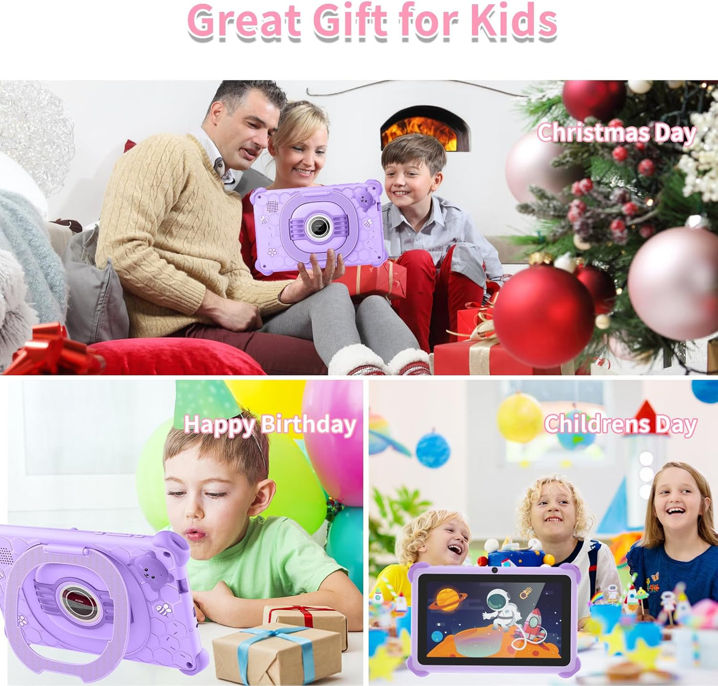 Tablet para niños de 7 pulgadas, tableta para niños de 32 GB, table...