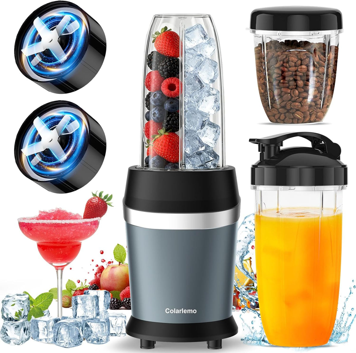 Licuadora del batido de 1200W, licuadora personal de la cocina