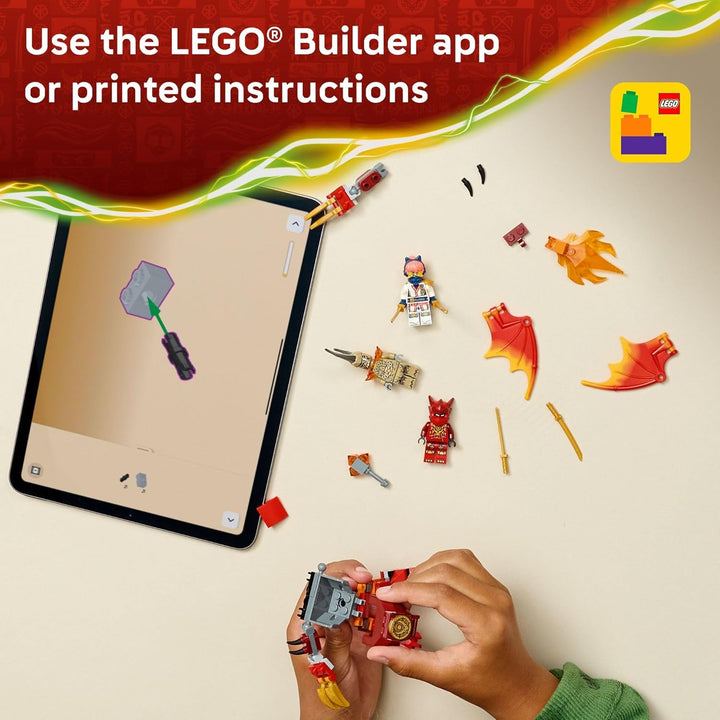 LEGO NINJAGO Kais Dragon Mech Battle Pack Juguete de