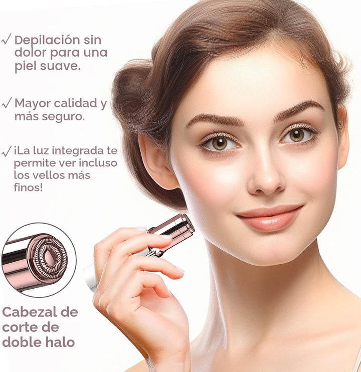 Depilación facial para mujeres, dispositivo removedor de vello sin...