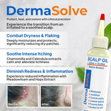 Dermasolve Aceite de psoriasis y caspa, aprobado por dermatólogos p...